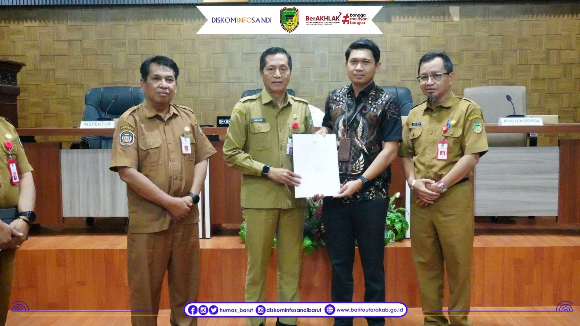 Tingkatkan Transparansi Tatakelola Keuangan, Sekretaris Daerah Barito Utara Sambut Pemeriksaan BPK RI