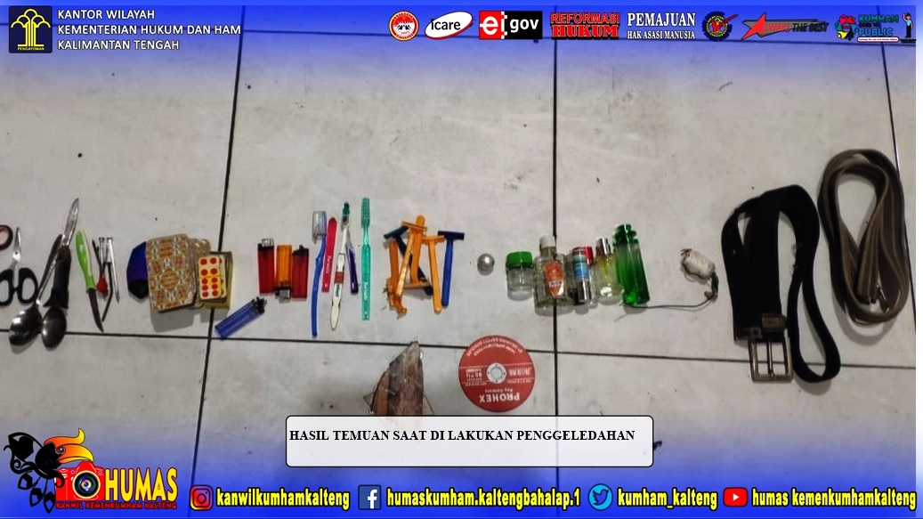 Sidak Divisi Pemasyarakatan di Lapas Sampit