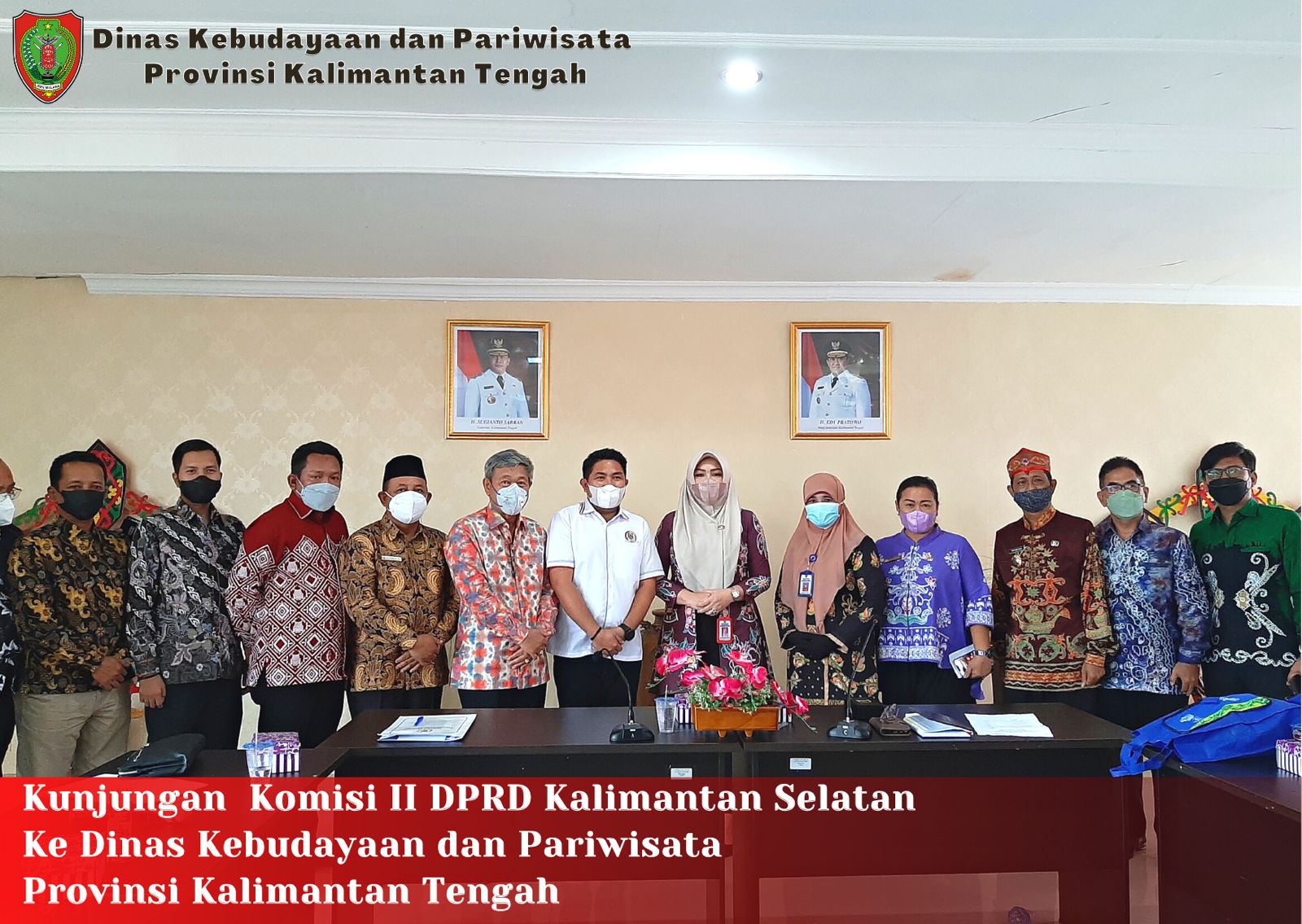 Komisi II DPRD Kalsel Lakukan Kunjungan Studi Komparatif ke Dinas Budpar Kalteng