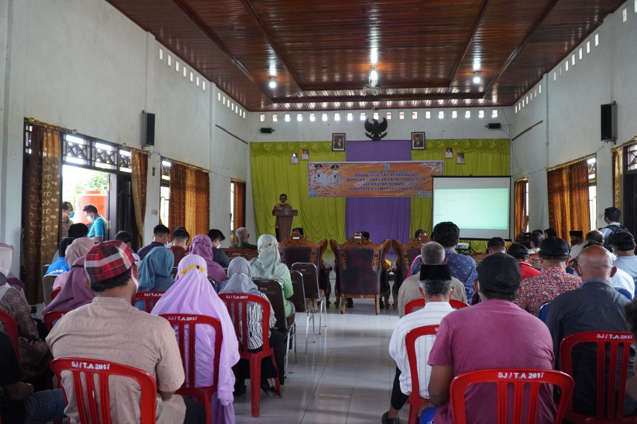 Tiga Puluh Lima KPM Sematu Jaya Terima Bantuan Usaha Ekonomi Produktif