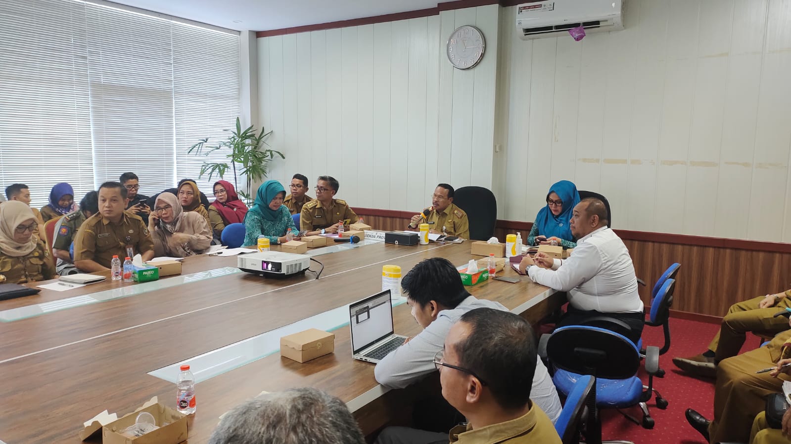 Sekda Nuryakin Pimpin Rakor Persiapan Kegiatan Festival Ramadhan 1445 H di Provinsi Kalteng