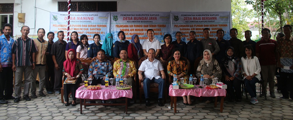 Bupati Resmikan Program Sarana Air Minum di Basarang