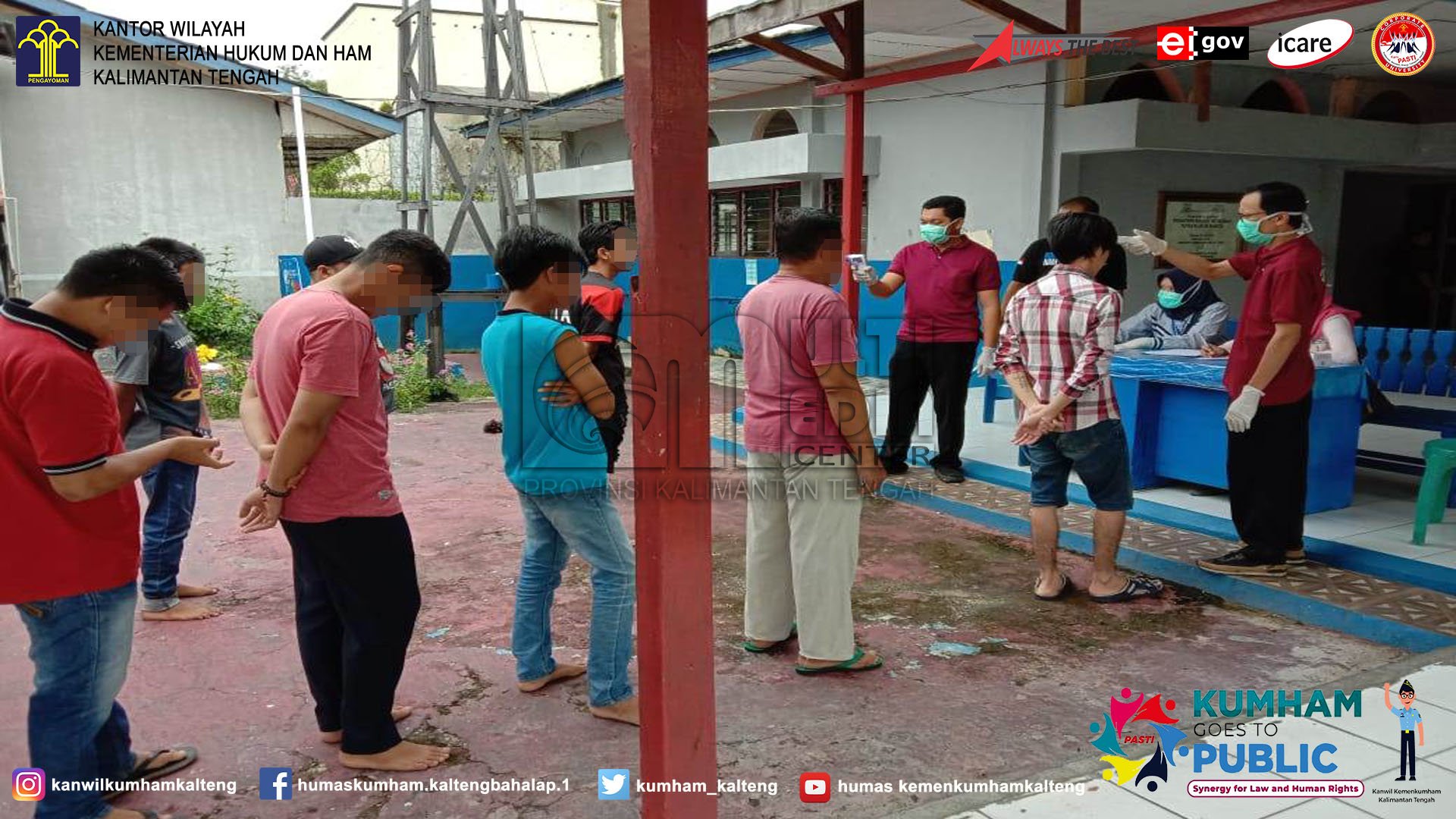 Screening Pemantauan COVID-19 di Rutan Buntok