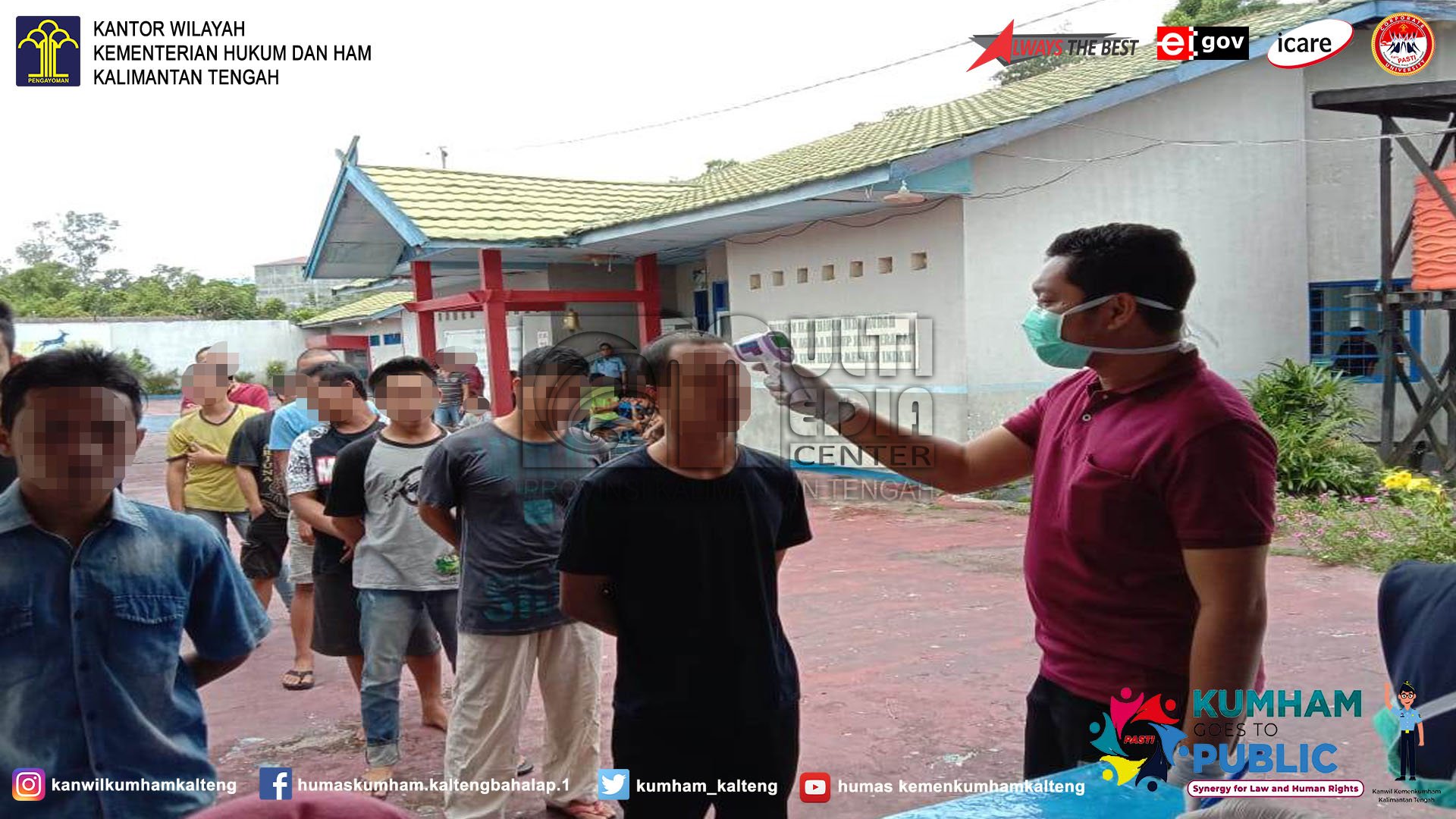 Screening Pemantauan COVID-19 di Rutan Buntok