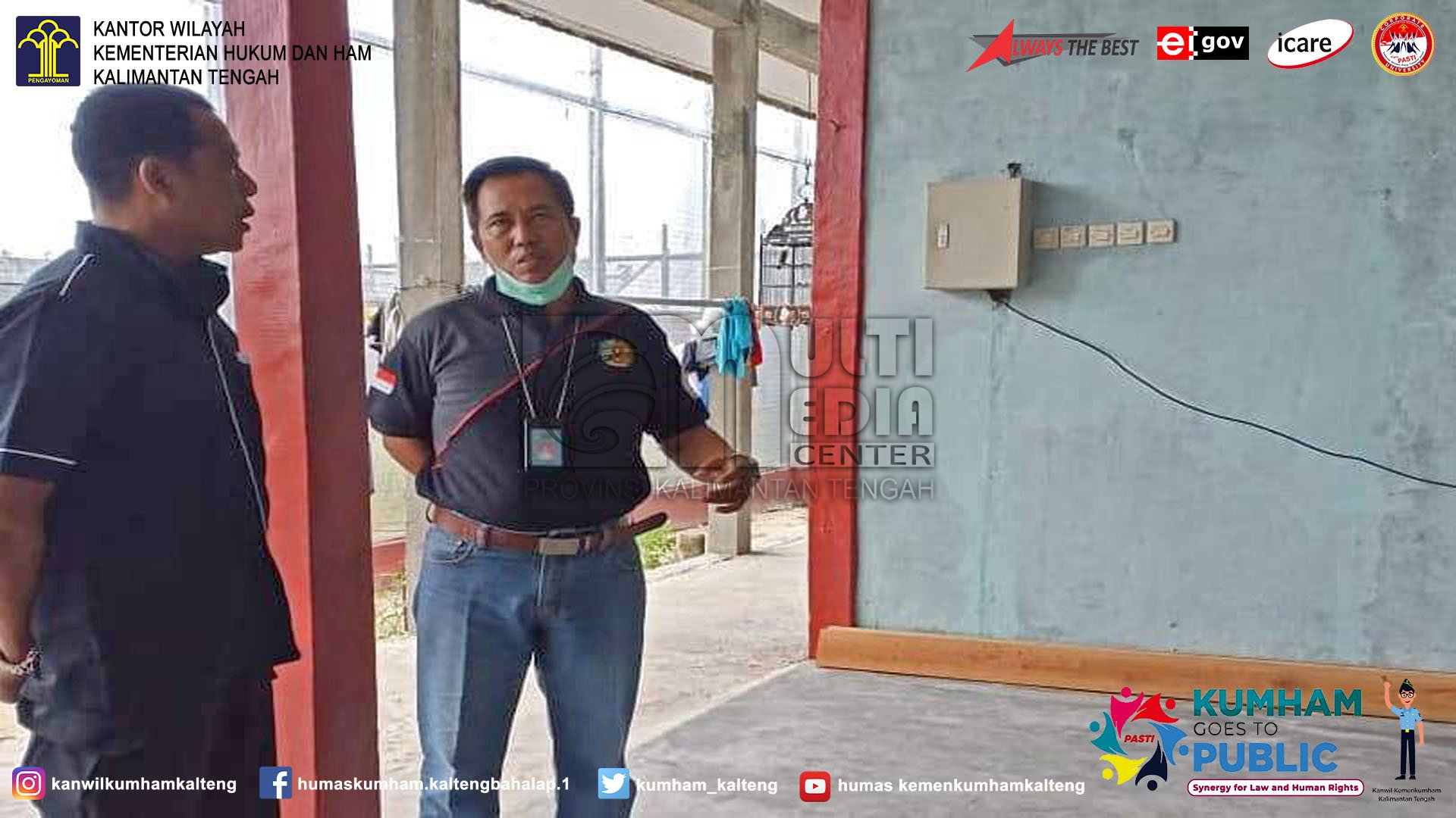 Lapas Sukamara Sambut Patroli Sambang Polres Sukamara