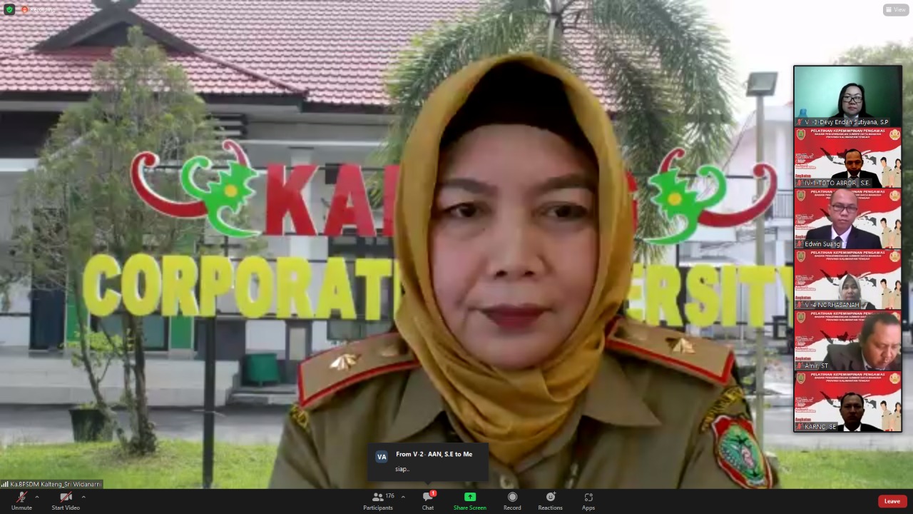Pemprov. Kalteng Gelar Pelatihan Kepemimpinan Pengawas Angkatan IV, V, VI, dan VII