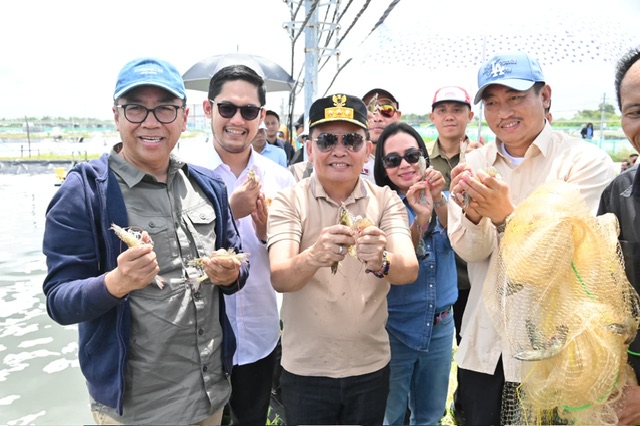 Gubernur Agustiar Sabran Komitmen Dukung Pembangunan Shrimp Estate Berkah di Desa Sei Raja Kab. Sukamara Hingga Jadi Kawasan Ekonomi Produktif