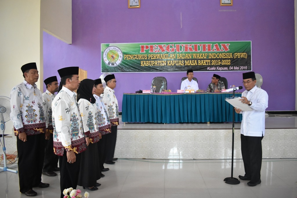 Wabup Hadiri Pengukuhan PBWI Kabupaten Kapuas
