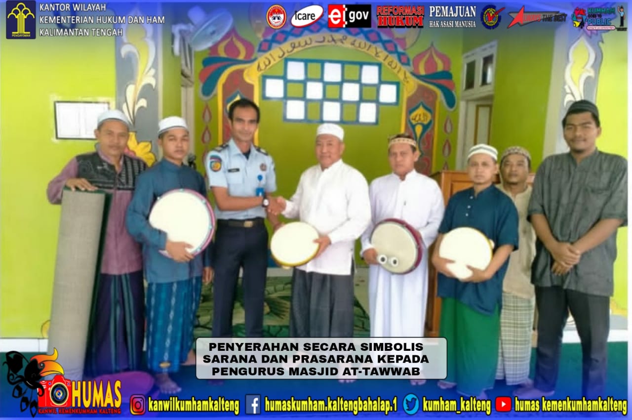 Tingkatkan Sarana dan Prasarana Selama Bulan Ramadhan, Lapas Narkotika Kasongan Dapatkan Ini