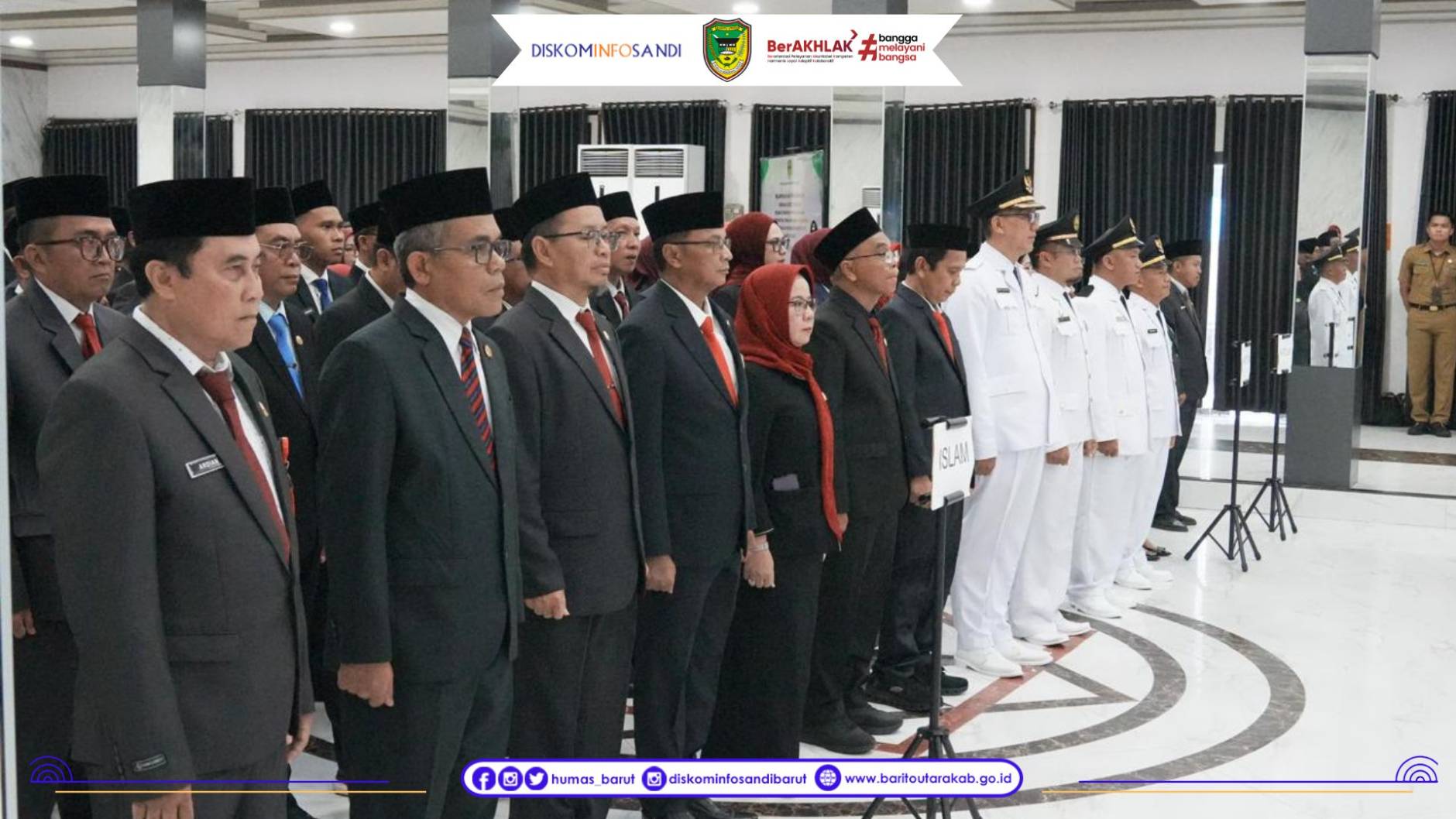 Bupati H. Shalahuddin Lantik Pejabat Barut: Kerja Ikhlas, Kinerja Dievaluasi Berkala