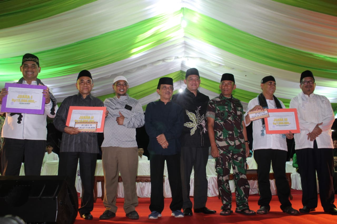 Wagub Kalteng Apresiasi Panitia Takbir Idul Fitri 1440 H / 2019 M