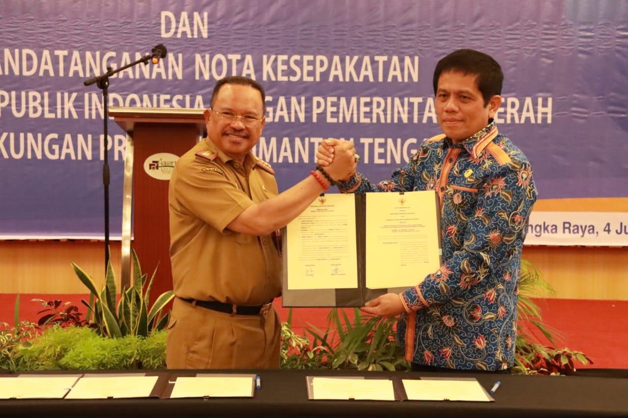 Jalin Sinergi, Pemprov Kalteng dan Ombudsman RI Tandatangani Nota Kesepakatan Peningkatan Kualitas Pelayanan Publik