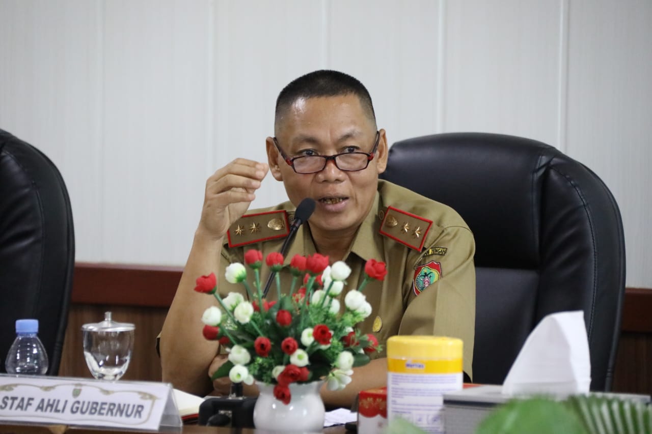 Pimpin Rapat Evaluasi TPID, Sahli Gubernur Yuas Elko Harapkan Produksi Pangan di Kalteng Bisa Meningkat