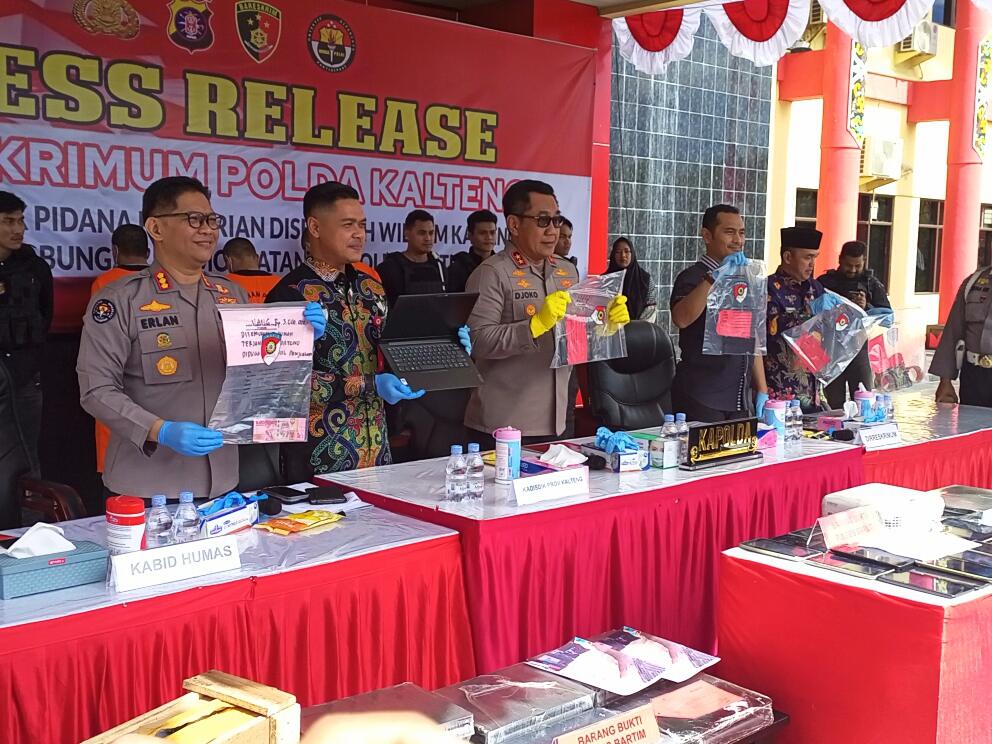 Gubernur Kalteng Apresiasi Kinerja Polda Kalteng dalam Pengungkapan Pencurian di Sekolah