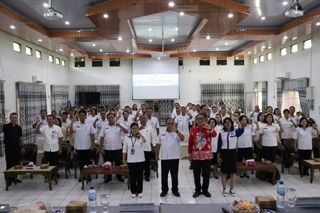 Diskominfosantik Kalteng Narasumber Kegiatan Sosialisasi PPID Kabupaten Gunung Mas