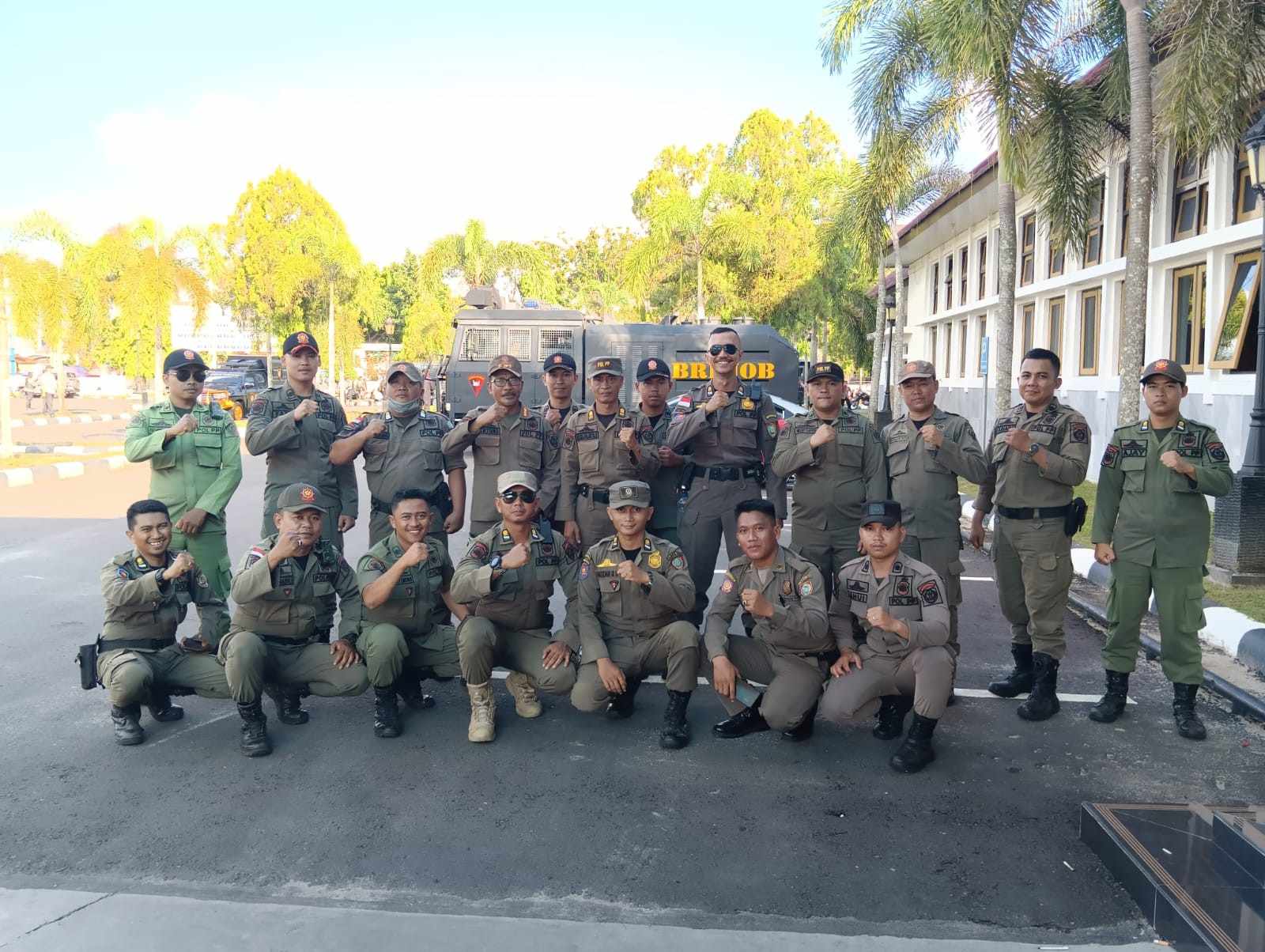Satpol PP Kalteng Kawal Ketat Aksi Damai Aliansi TAM Jilid II, Fokus Jaga Ketertiban dan Aset Daerah