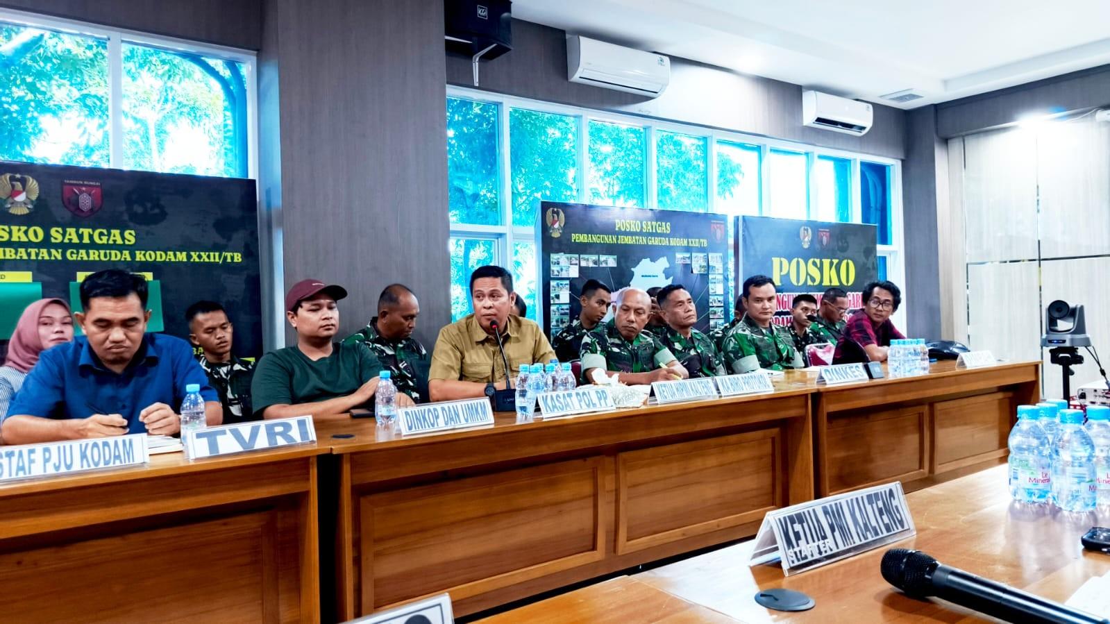 Kodam XXII/Tambun Bungai Gelar Rakor Matangkan Persiapan Festival Rakyat Nusantara 2026 dan Nobar Piala Dunia