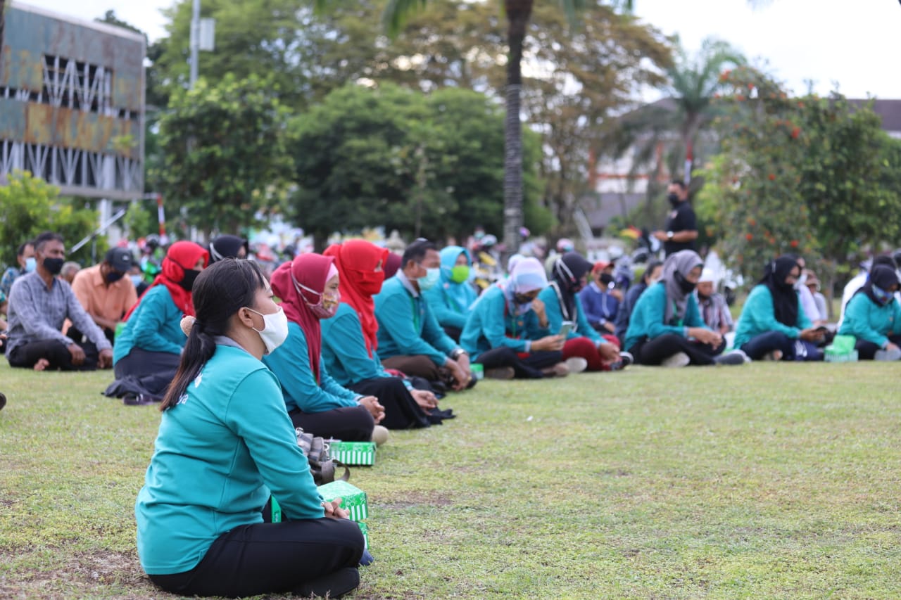 Gubernur Kalteng Lakukan Silahturahmi Dengan Pengurus SLRT Kota Palangka Raya Dan Pengurus Puskesos