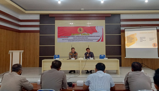 Teguhkan Predikat Kota Bebas Pungli, Satgas Kobar Gelar Rapat Kerja
