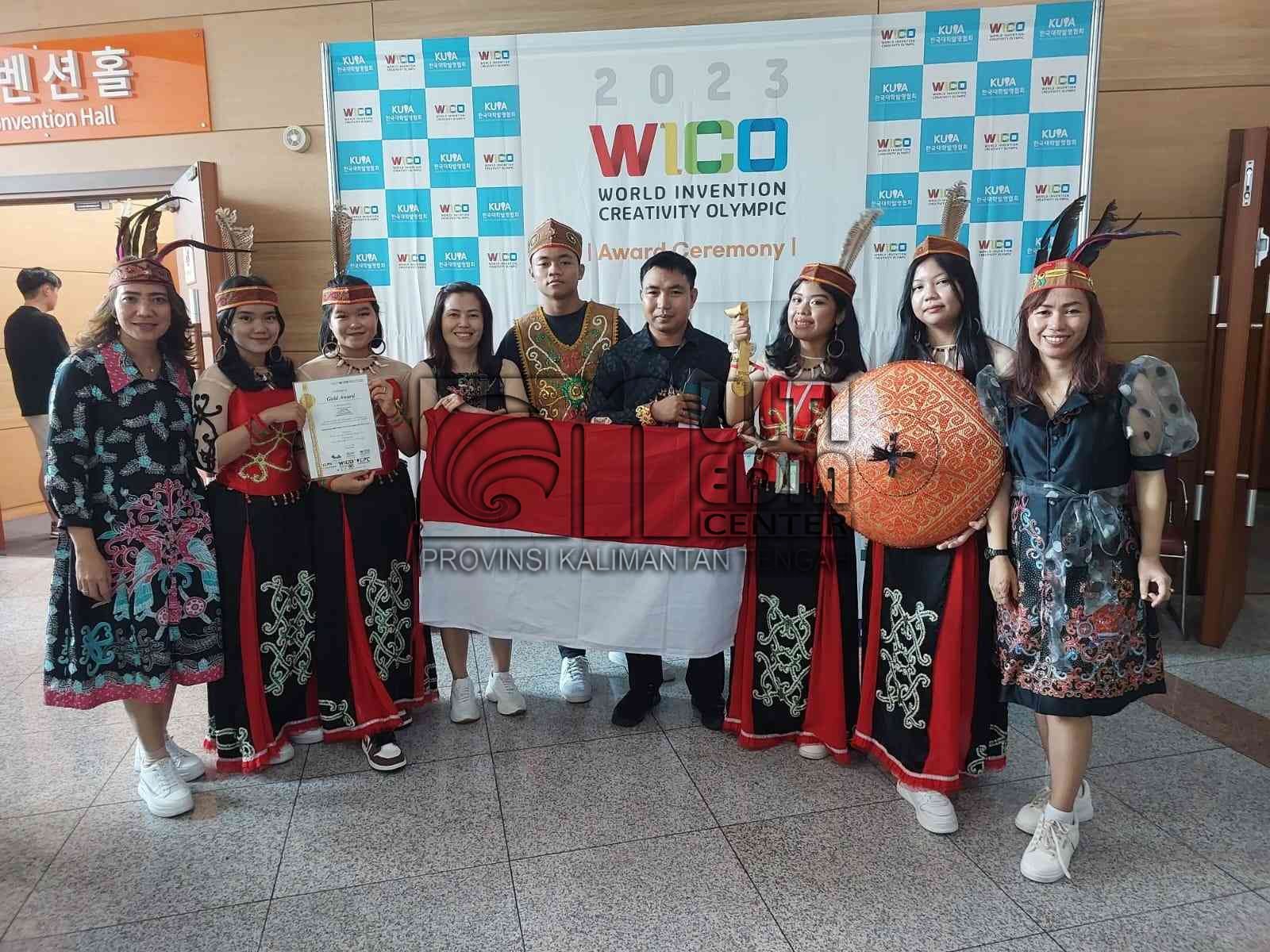 SMAN 2 Palangka Raya Peroleh Medali Emas Pada World Invention Creativity Olympic (WICO) 2023 di Seoul, Korea Selatan.
