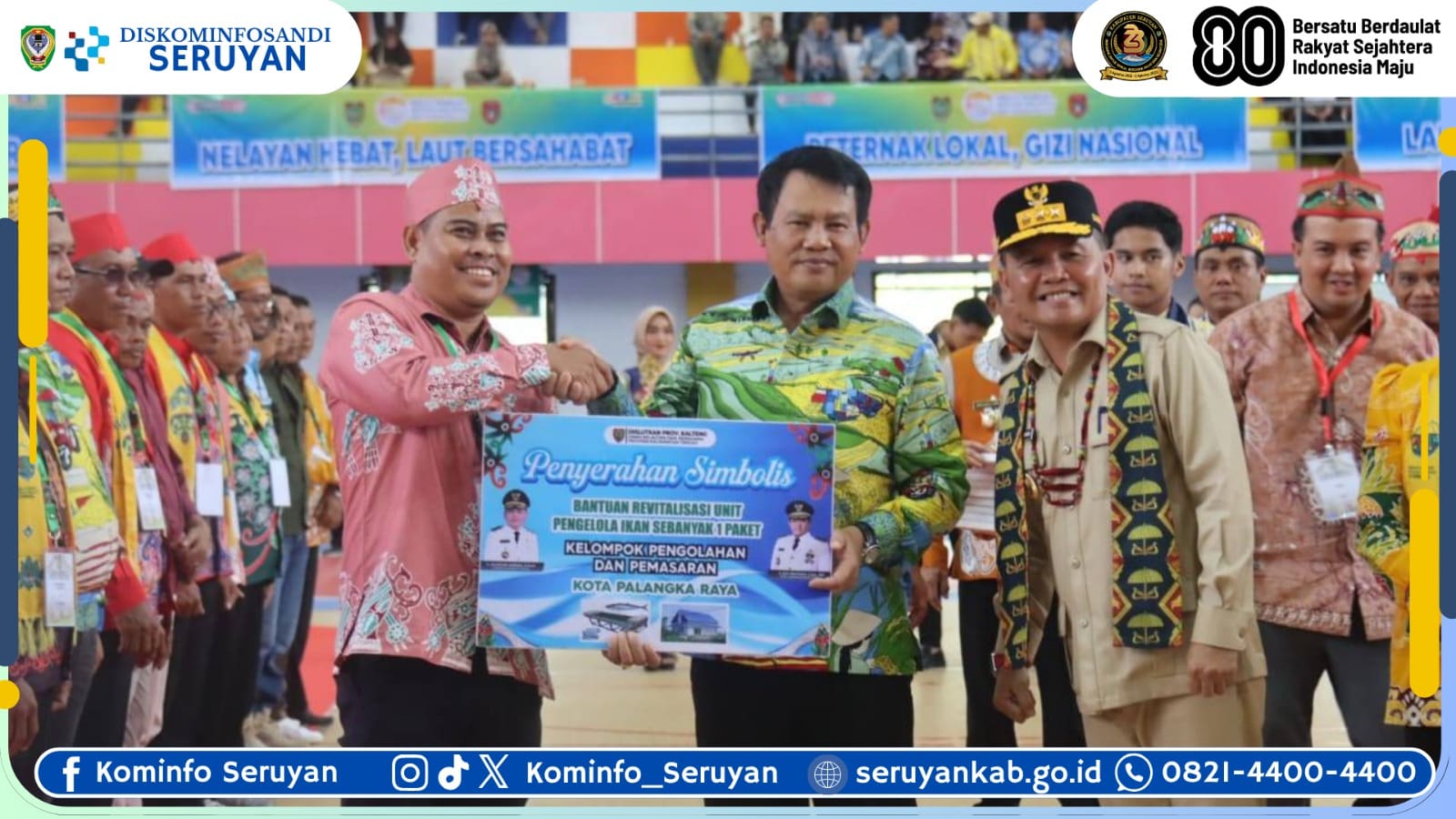 PEDA Petani Nelayan XIV Resmi Dibuka, Bupati Seruyan Dukung Penuh Sektor Pertanian