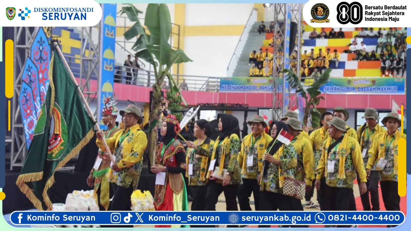 PEDA Petani Nelayan XIV Resmi Dibuka, Bupati Seruyan Dukung Penuh Sektor Pertanian