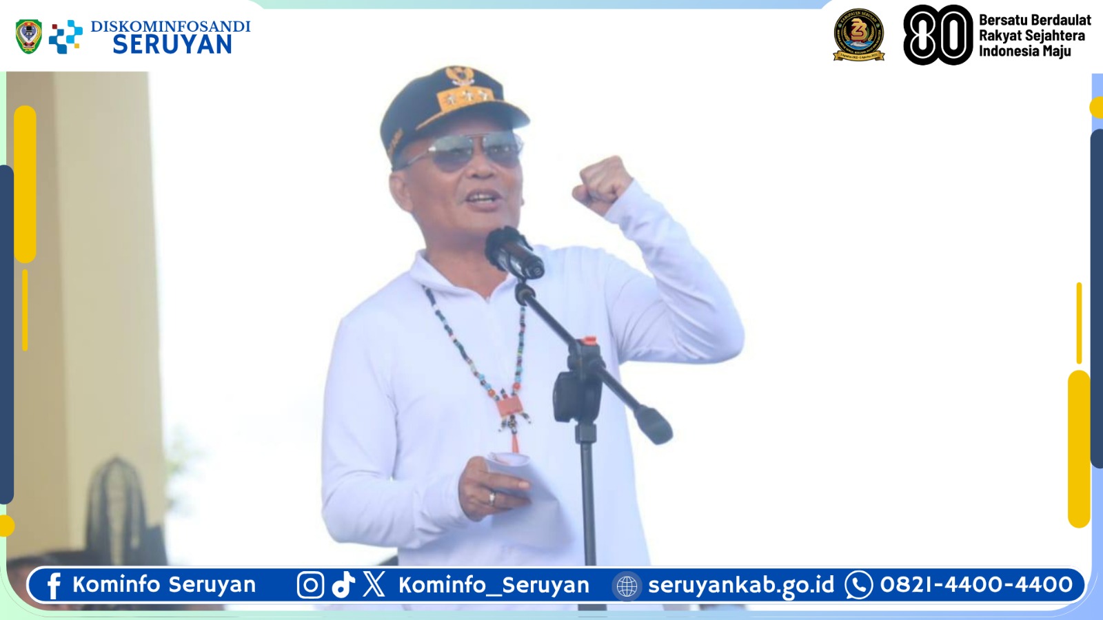 Jalan Sehat Bersama Gubernur Kalteng di Pangkalan Bun, Bupati Seruyan Turut Hadir