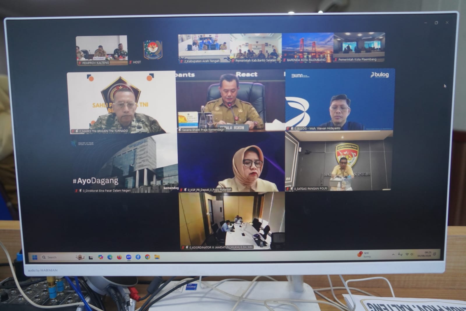 Sahli Yuas Elko Ikuti Rakor Pengendalian Inflasi, Pemprov Kalteng Siapkan Sejumlah Langkah Strategis