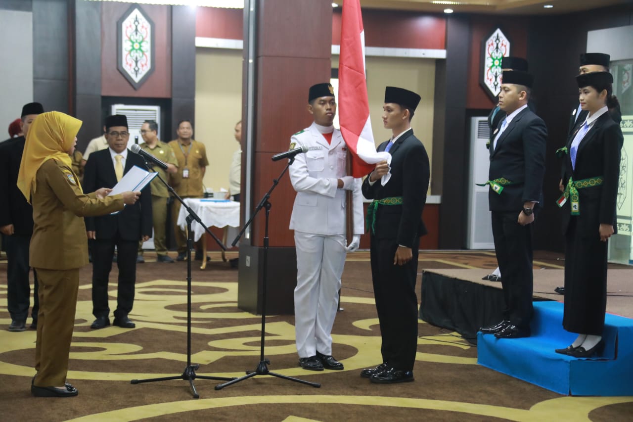 Lisda Ariyana Lantik Pelaksana DPPI Kalteng Periode 2026–2030 dan Buka Pusdiklat Calon Paskibraka 2026
