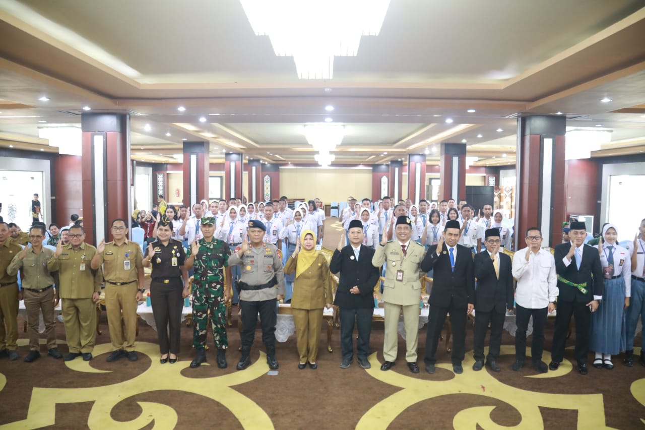 Lisda Ariyana Lantik Pelaksana DPPI Kalteng Periode 2026–2030 dan Buka Pusdiklat Calon Paskibraka 2026