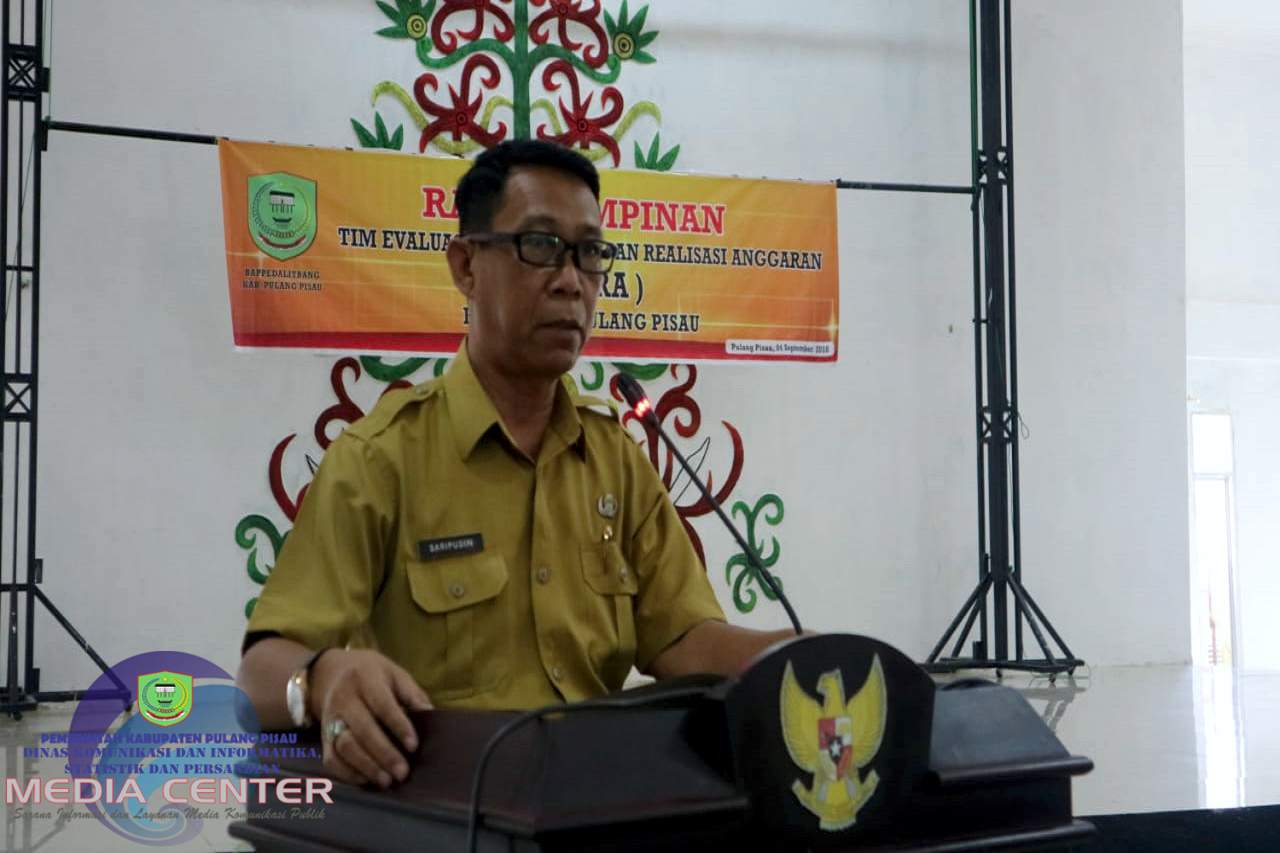 Plt. Sekda Kabupaten Pulang Pisau Minta Keaktifan Kepala SOPD Hadir Rapim Tepra