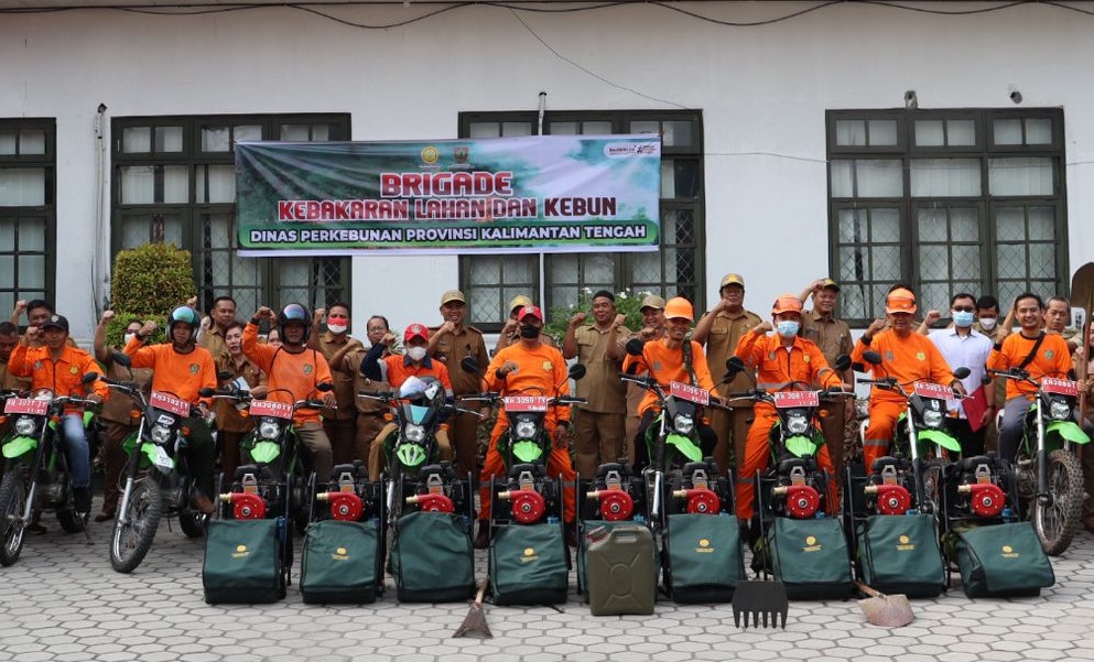 Disbun Prov. Kalteng Gelar Apel Kesiapsiagaan Brigade KARLANBUN