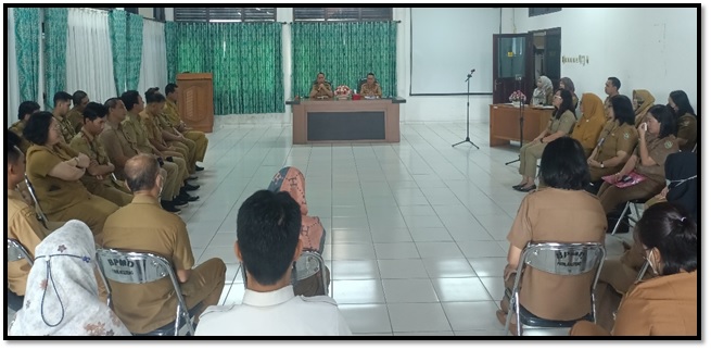 Pimpin Sertijab Pejabat Lingkup DPMPTSP Prov. Kalteng, Sutoyo Tekankan Loyalitas, Inovasi, Dedikasi dan Kinerja Pejabat Baru