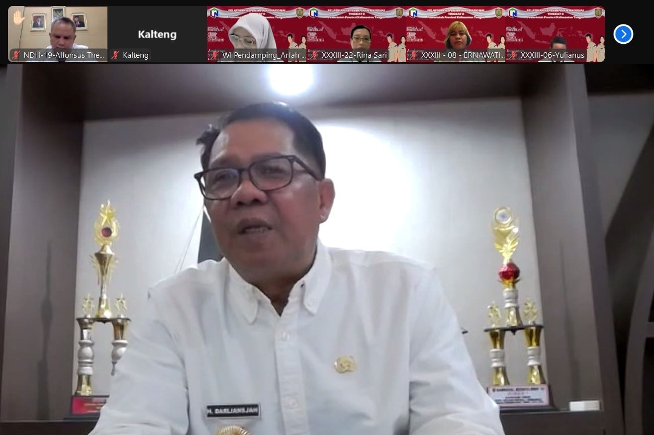 Kepala Dislutkan Prov. Kalteng Menjadi Narasumber pada Pelatihan Kepemimpinan Nasional Tingkat II Tahun 2024