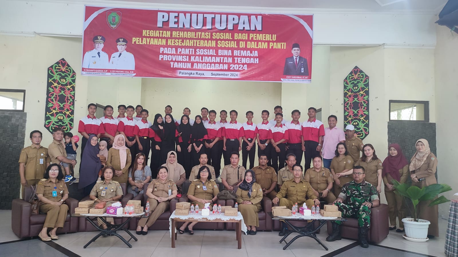 Kegiatan Rehabilitasi Sosial bagi Pemerlu Pelayanan Kesejahteraan Sosial di Panti Sosial Bina Remaja Resmi Ditutup