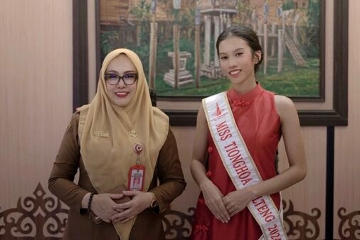 Disbudpar Kalteng Terima Audiensi Finalis Miss Tionghoa Indonesia 2024 Perwakilan Kalteng
