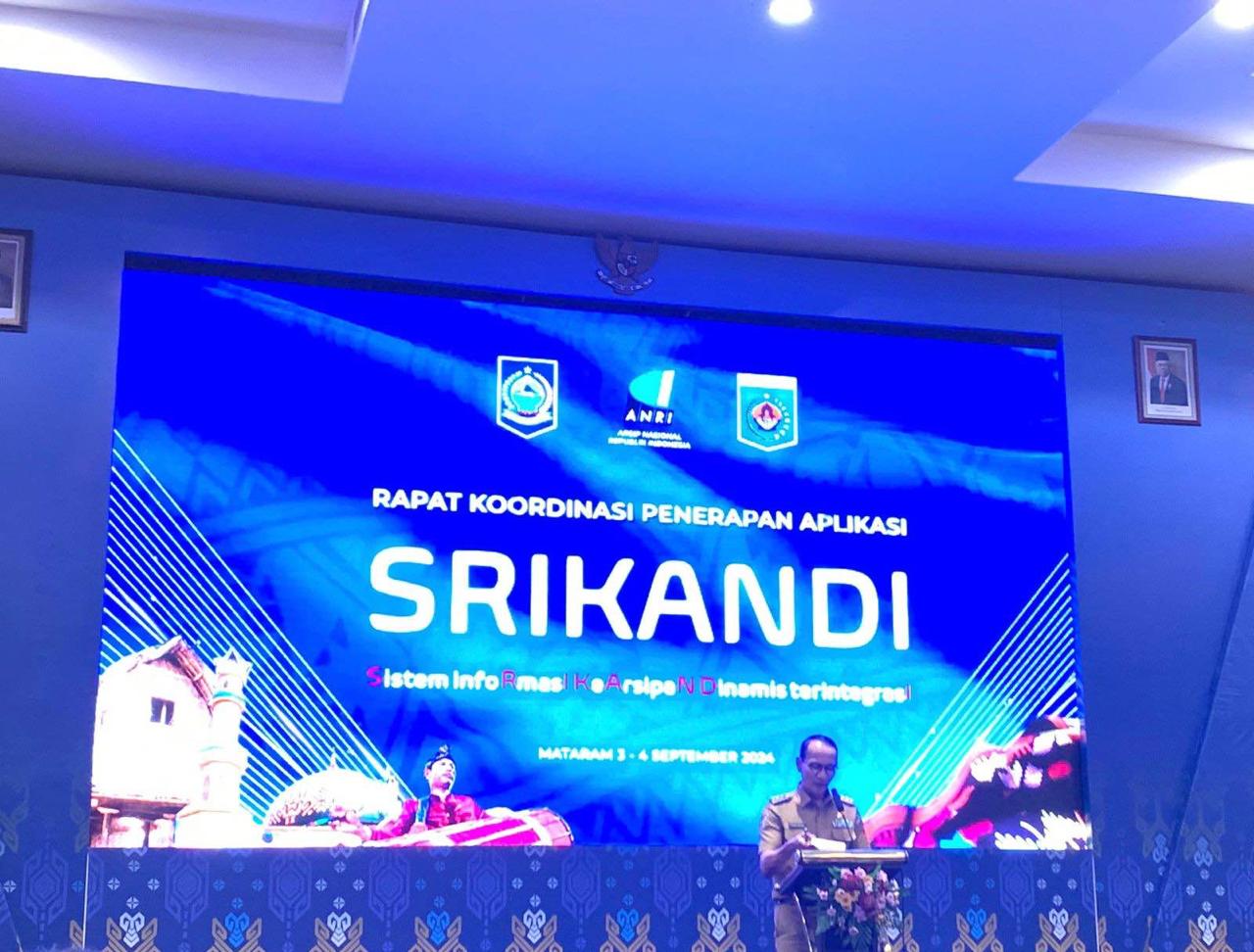 Dispursip Prov. Kalteng Hadiri Rakornas Aplikasi SRIKANDI di Mataram