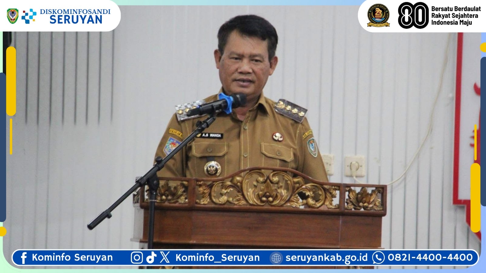 Pemkab Seruyan Terima Sertifikat Aset Tanah Daerah dari Kantor Pertanahan