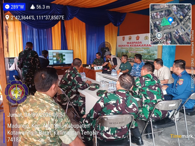 Damkar Kobar Perkuat Sinergi Satgas Karhutla