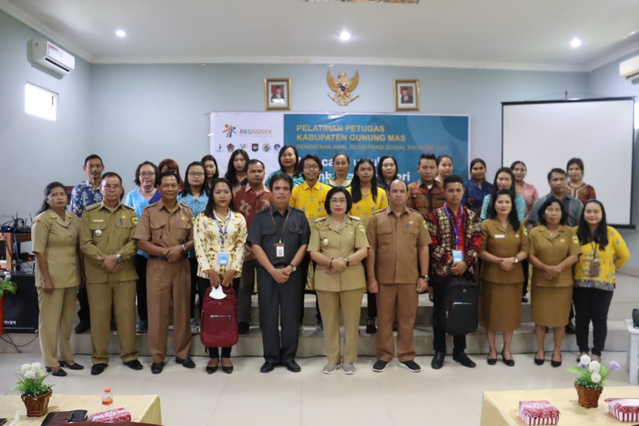 Wakil Bupati Gumas Buka Pelatihan Petugas Pendataan Awal Regsosek Tahun 2022