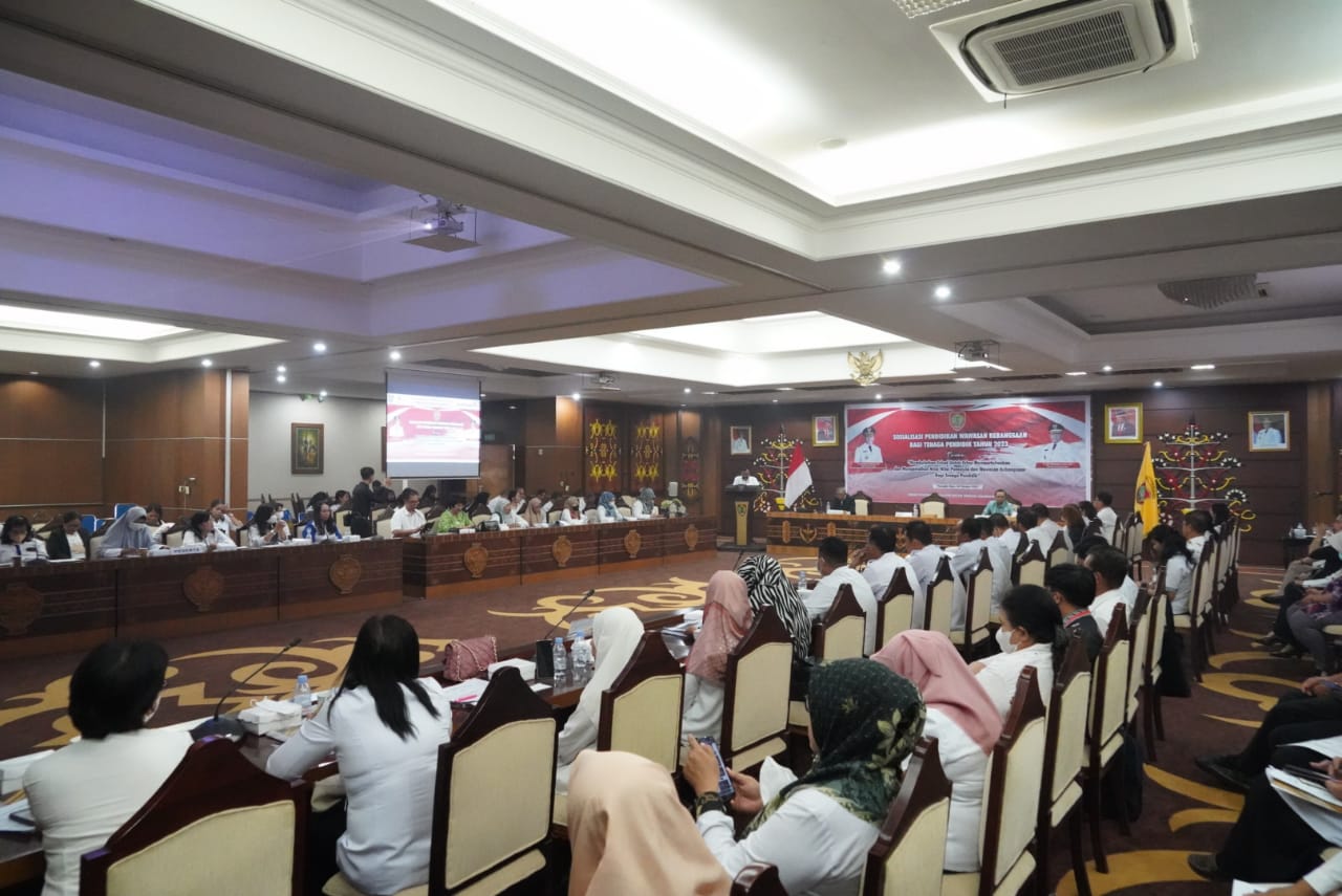 Pemprov. Kalteng Gelar Sosialisasi Pendidikan Wawasan Kebangsaan Bagi Tenaga Pendidik Tahun 2023