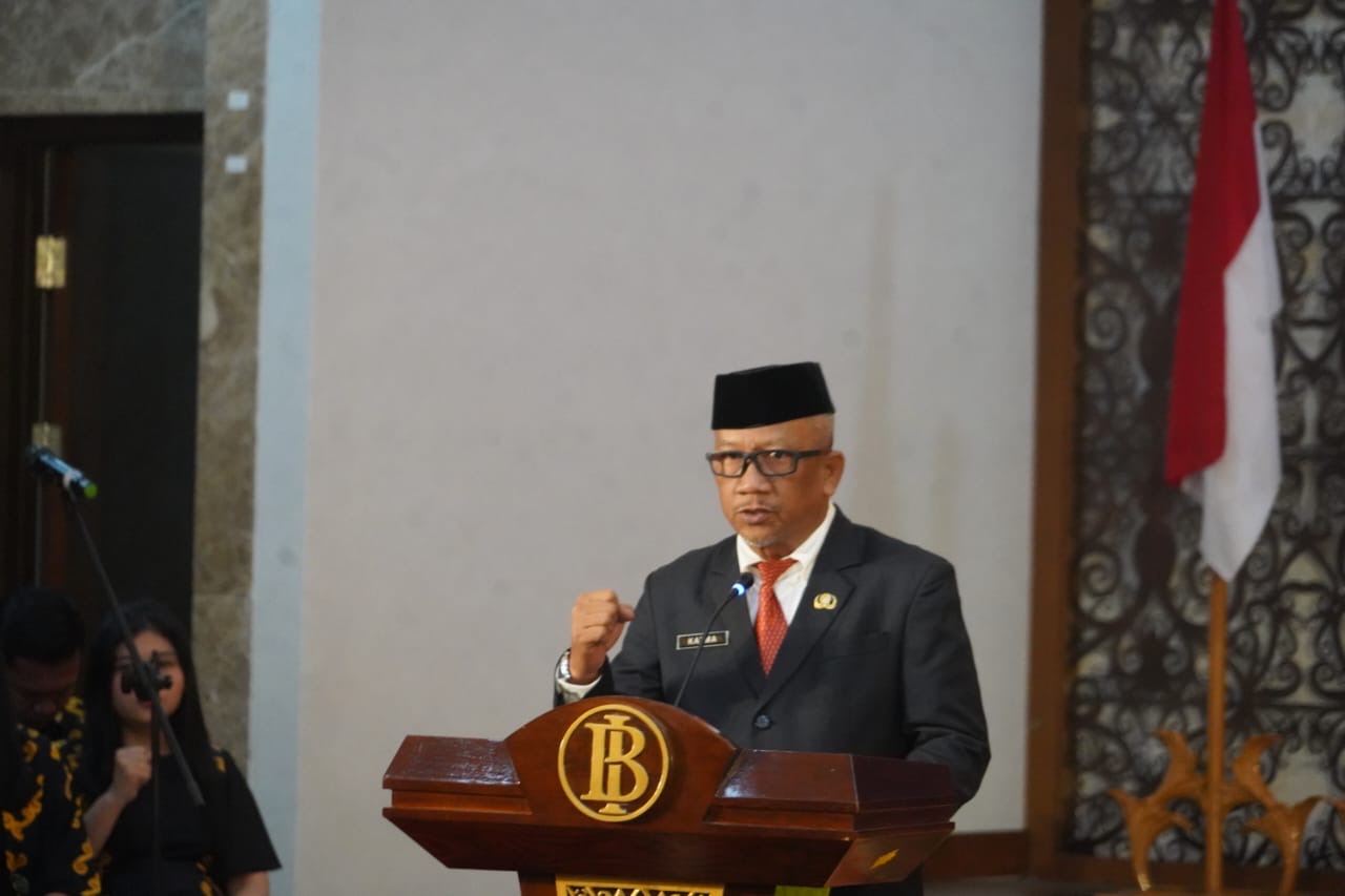 Plt. Sekda M. Katma F. Dirun Hadiri Pengukuhan Kepala Perwakilan Bank Indonesia Provinsi Kalteng
