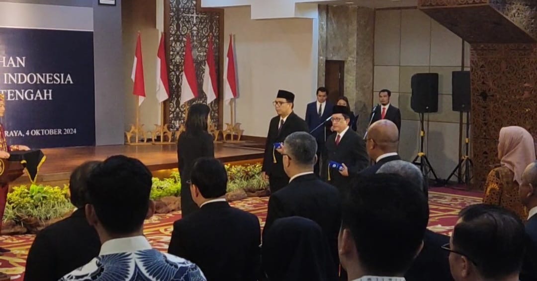 Plt. Sekda M. Katma F. Dirun Hadiri Pengukuhan Kepala Perwakilan Bank Indonesia Provinsi Kalteng