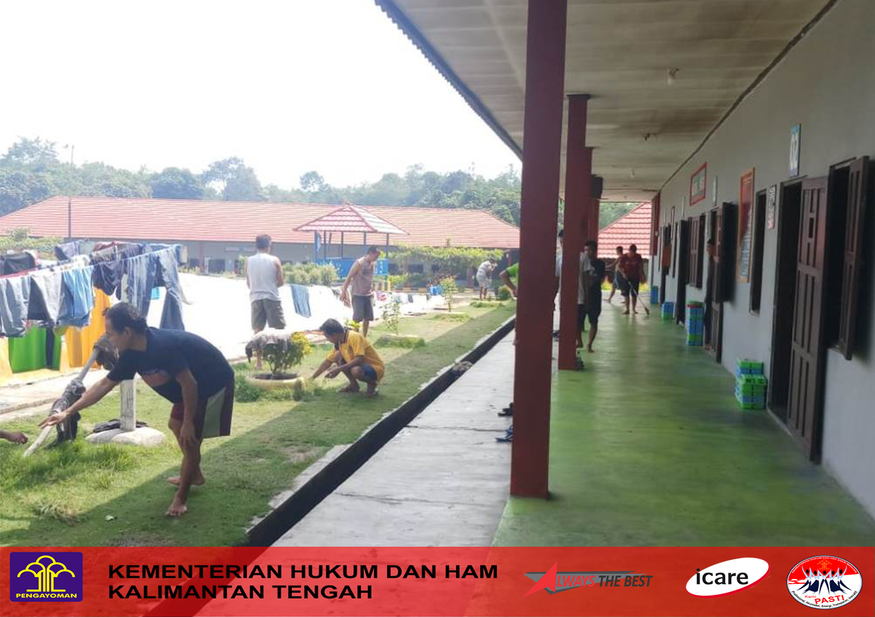 Rutan Tamiang Layang Ajak WBP Untuk Selalu Menjaga Kebersihan