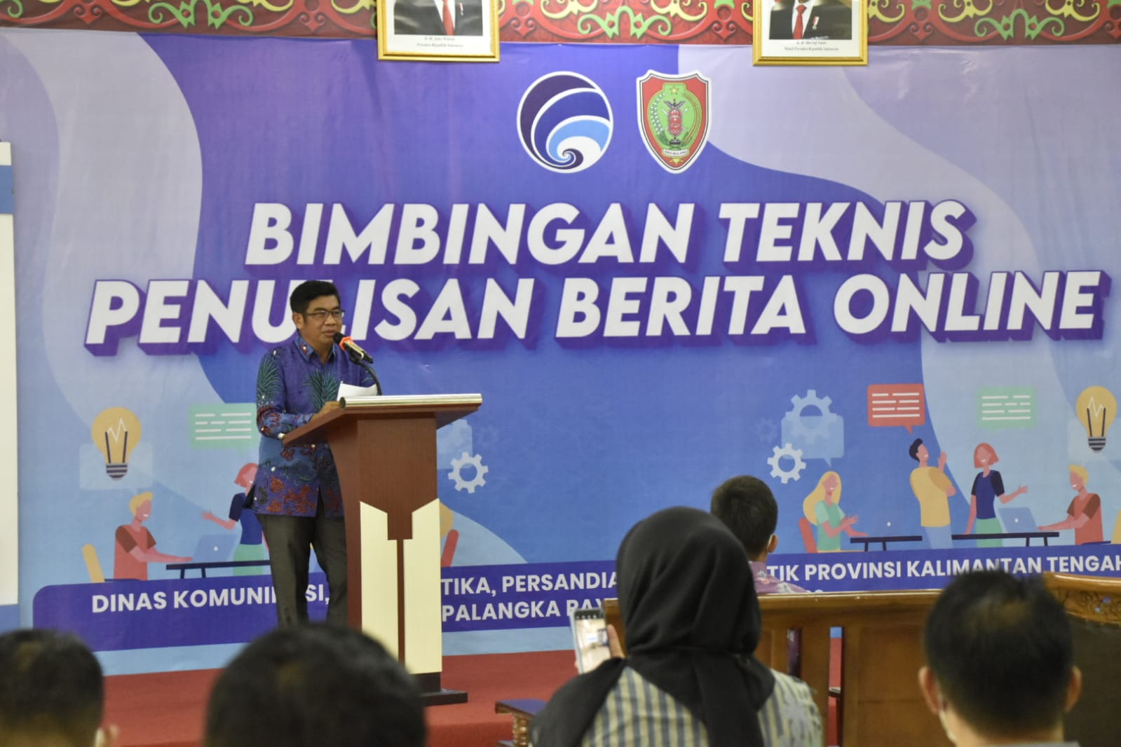 Diskominfo Kab Barsel Ikuti Bimbingan Teknis di MMC Kalteng