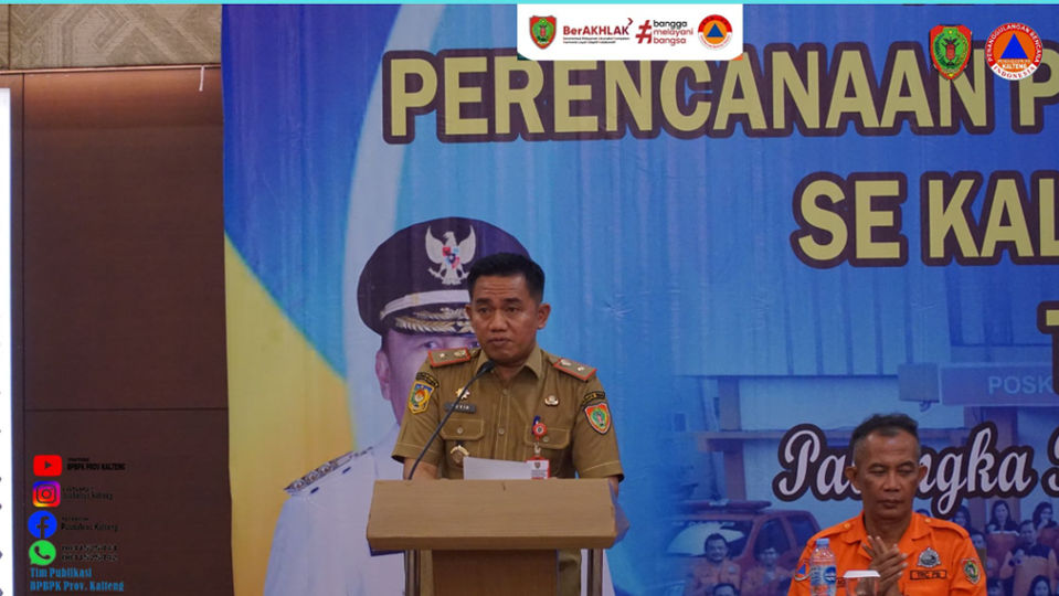 BPBPK Gelar Rakor Perencanaan Penanggulangan Bencana Daerah Se-Kalimantan Tengah