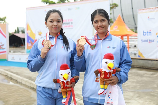 Kontingen Kalimantan Tengah Raih Medali Perunggu di Cabang Dayung POPNAS XVII 2025