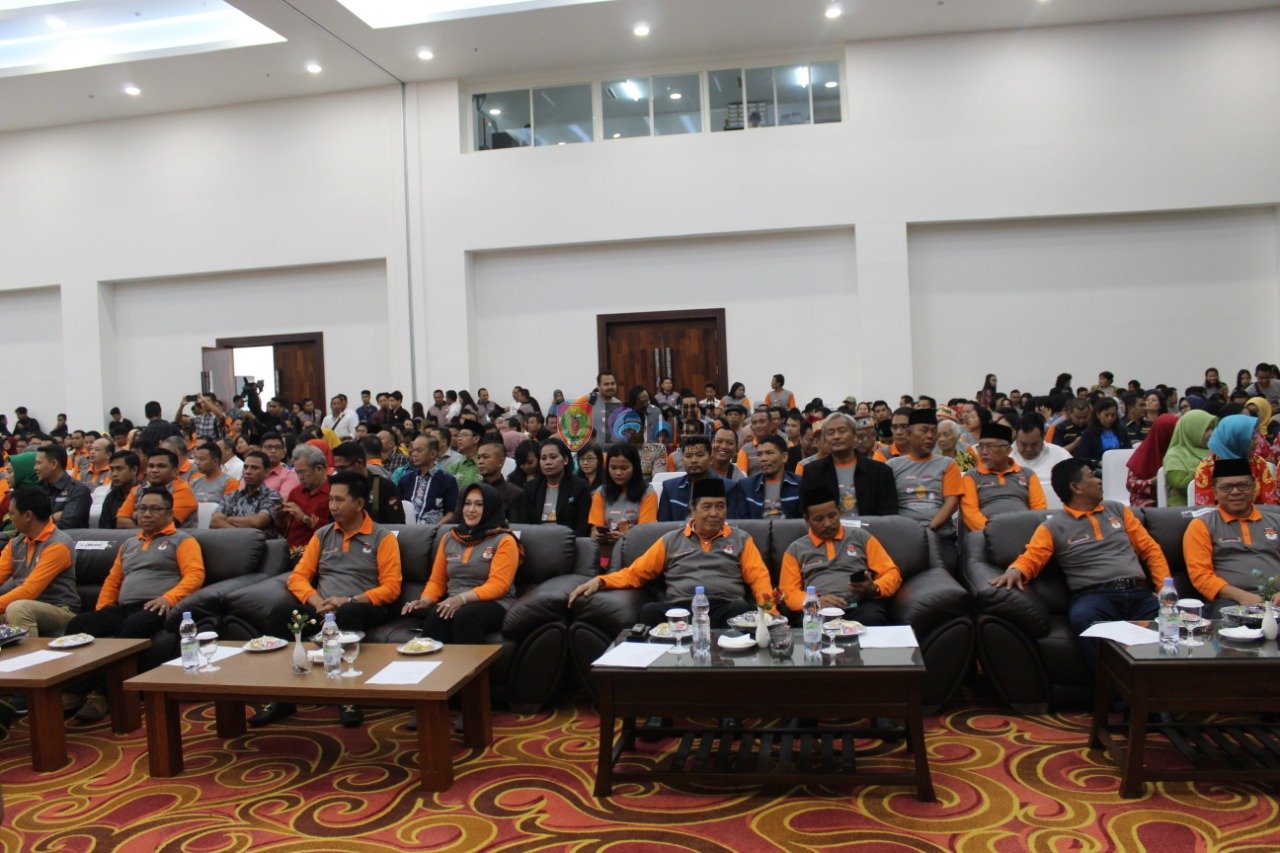 Launching Pilkada 2020, Gubernur Kalteng Himbau Masyarakat Tidak Mudah Terprovokasi Isu dan Kabar Hoaks