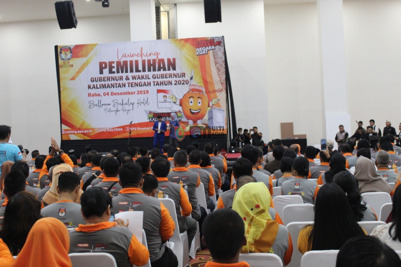Launching Pilkada 2020, Gubernur Kalteng Himbau Masyarakat Tidak Mudah Terprovokasi Isu dan Kabar Hoaks
