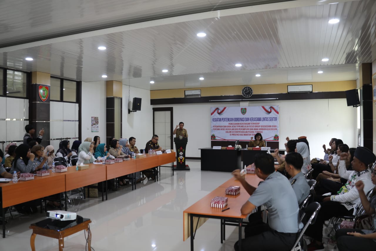 Sahli Suhaemi Buka Pertemuan Koordinasi dan Kerjasama Lintas Sektor Pencegahan Kekerasan Terhadap Perempuan dan Anak di Kalteng